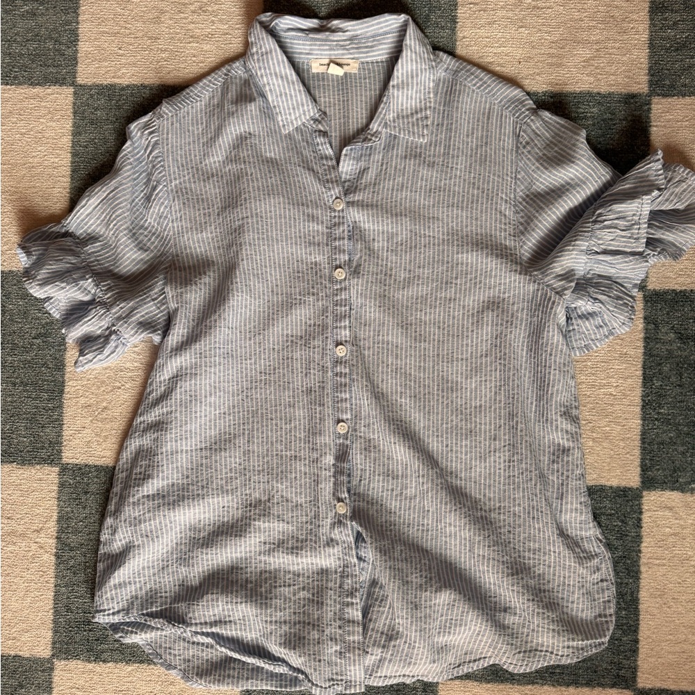 Women’s Blue Striped Shirt